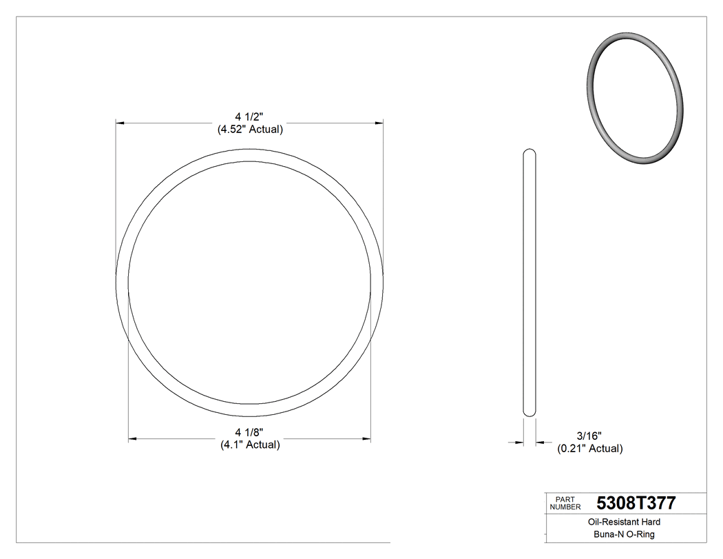 Technical drawing - 5308T377